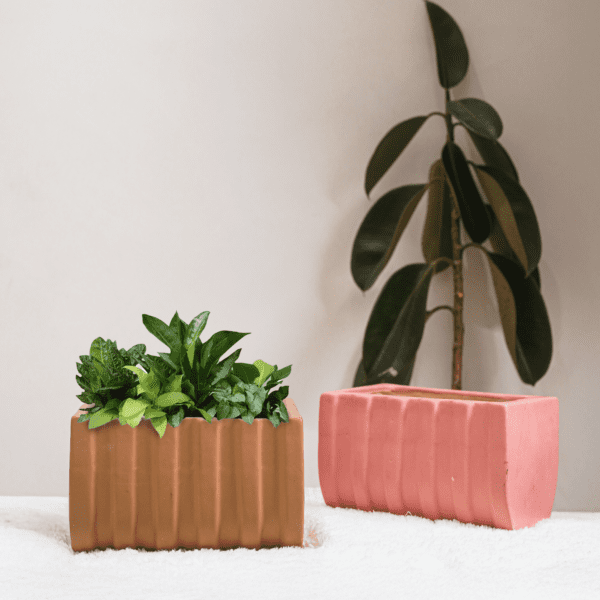 Contemporary Column Planter