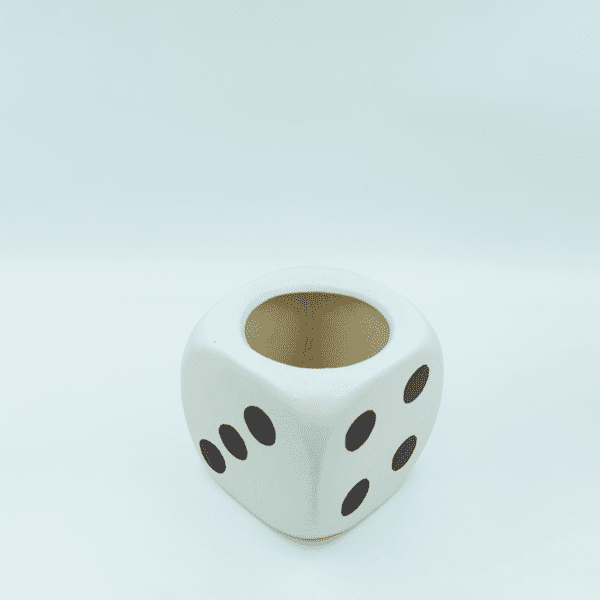 Modern Dice Covered Planters (Black) - Image 3