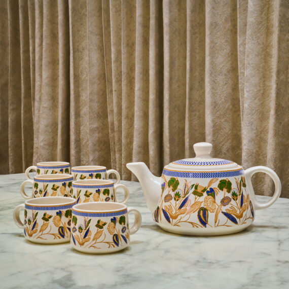 Foral Tea set - multicolour