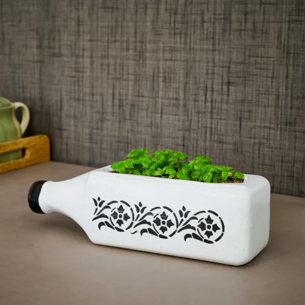Stylish Decorative Bottle Shaped Ceramic planter