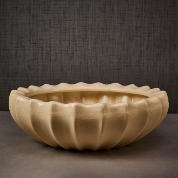Shell bowl Design Ceramic Large planter/ Ceramic table décor